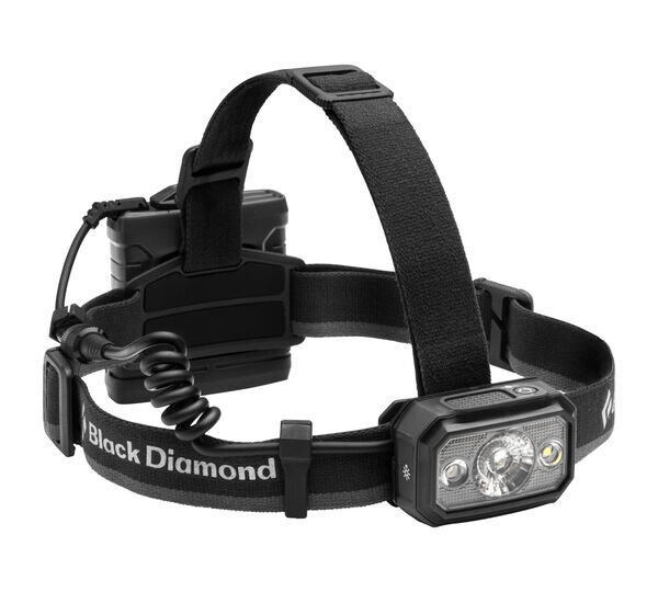 Black Diamond Icon 700 Headlamp very bright and on the large end of headlamps.