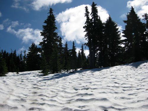 Snow on Gemini Mountain