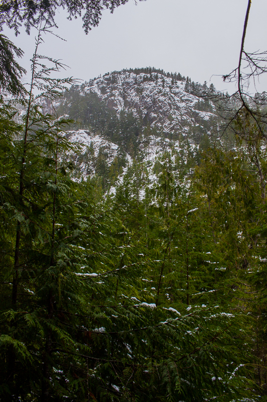 Snow on the hills | Arrowsmith CPR Trail Trip Report