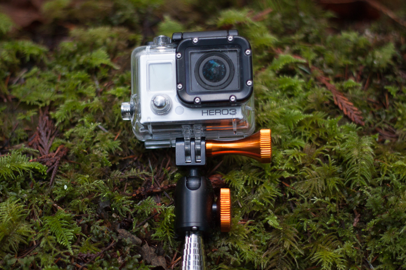 GoPro attached to the XShot Pro