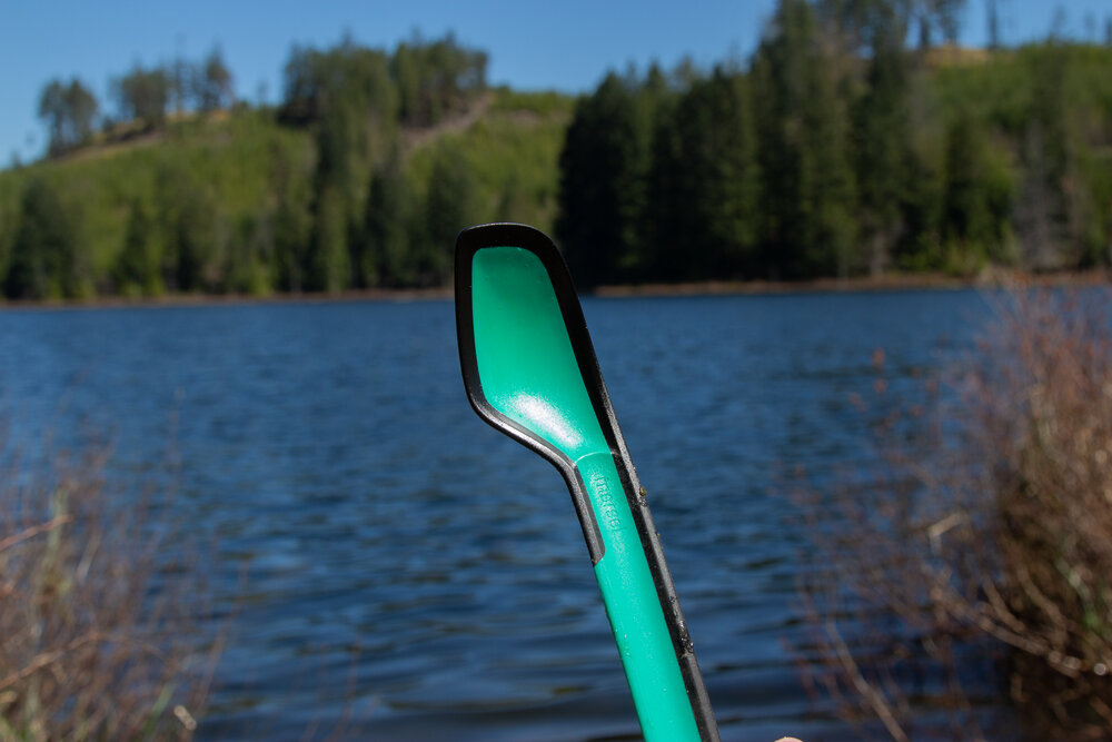 The multi-function spoon end of the Spork XL